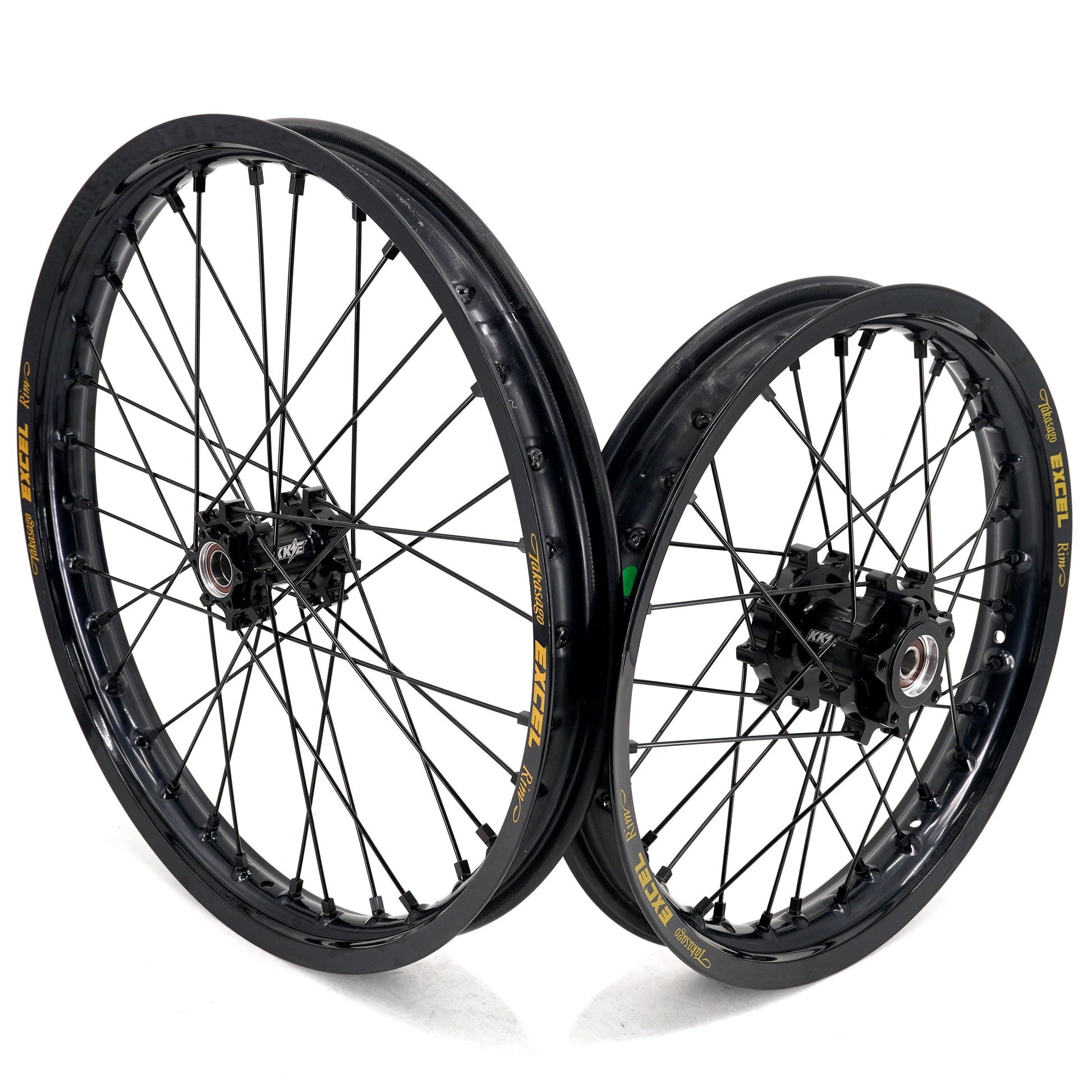 US Stock KKE 19" 16" Spoke Alloy Wheels Fit Talaria Sting MX3 / R MX4 Electric E-bike Black Takasago EXCEL Rims - Howling Moto
