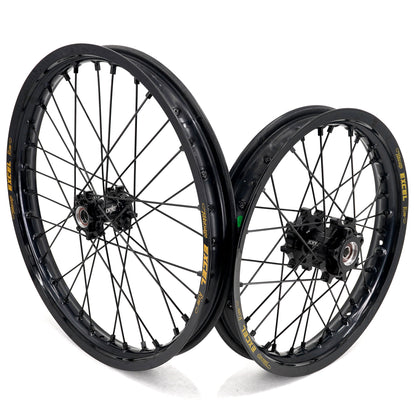 US Stock KKE 19" 16" Spoke Alloy Wheels Fit Talaria Sting MX3 / R MX4 Electric E-bike Black Takasago EXCEL Rims - Howling Moto