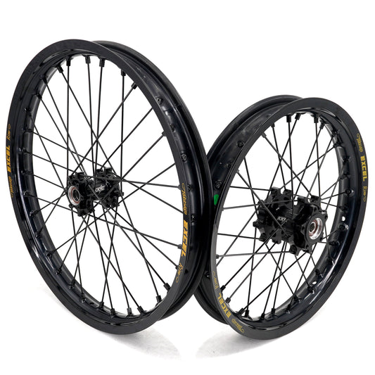 US Stock KKE 19" 16" Spoke Alloy Wheels Fit Talaria Sting MX3 / R MX4 Electric E-bike Black Takasago EXCEL Rims - Howling Moto