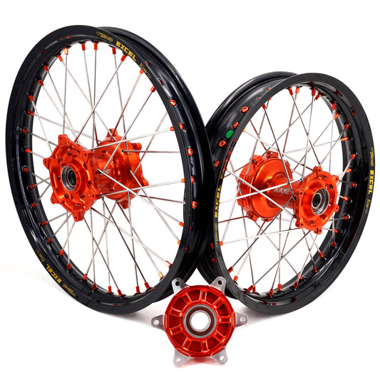 KKE 1.85-21" & 2.5-18" Motorcycle Tubed Spoke Wheels With Takasago EXCEL Rims Fit KTM790 Adventure R 2019-2022 - Howling Moto
