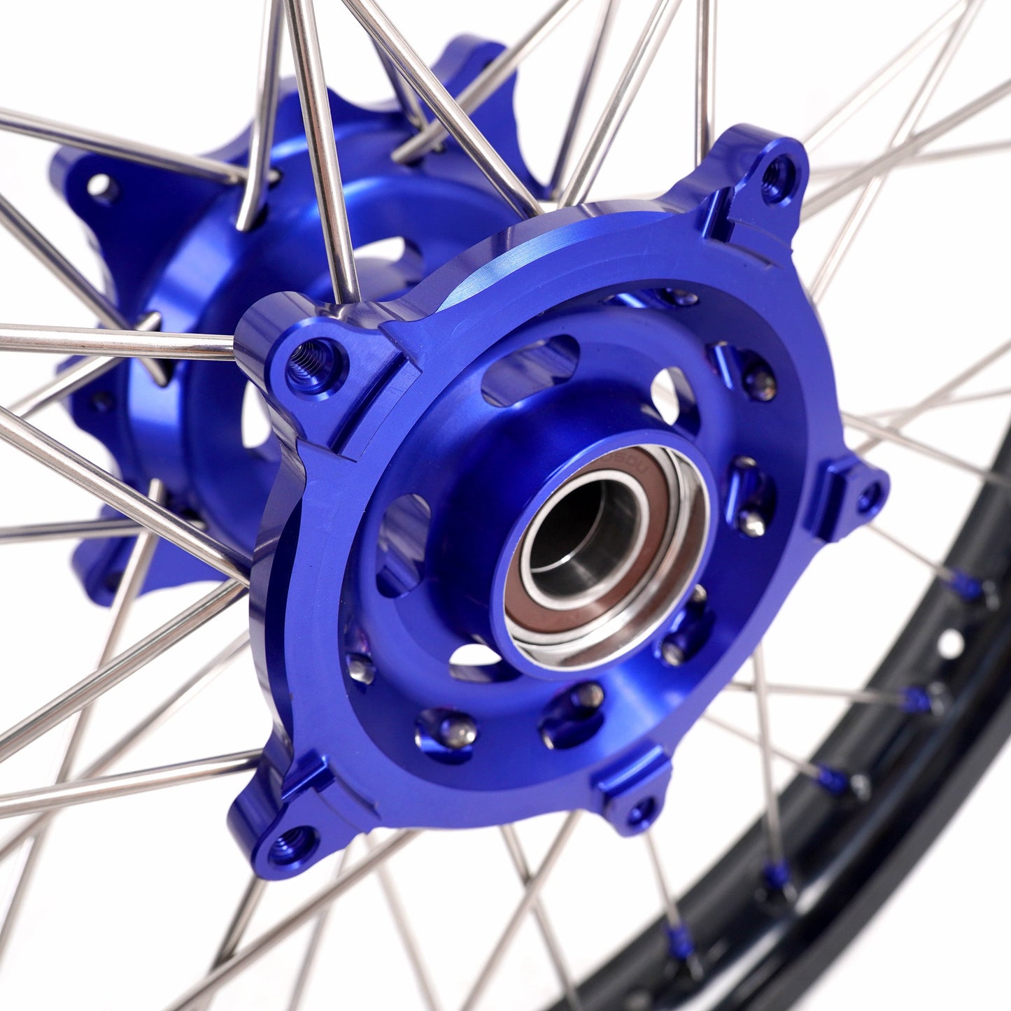 KKE 1.85*21 & 2.5*18 Motorcycle Tubed Spoke Wheels With Takasago EXCEL Rims Fit Yamaha Tenere 700 2019-2025 - Howling Moto