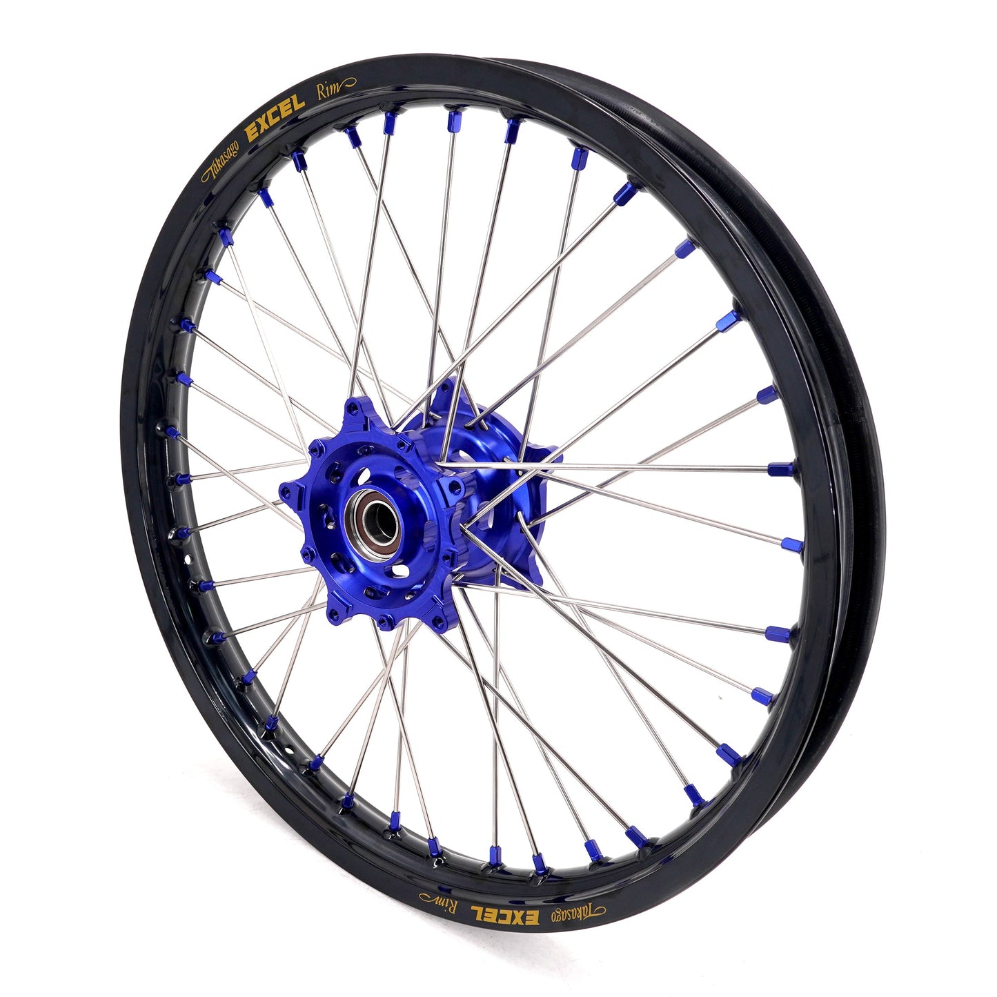 KKE 1.85*21 & 2.5*18 Motorcycle Tubed Spoke Wheels With Takasago EXCEL Rims Fit Yamaha Tenere 700 2019-2025 - Howling Moto