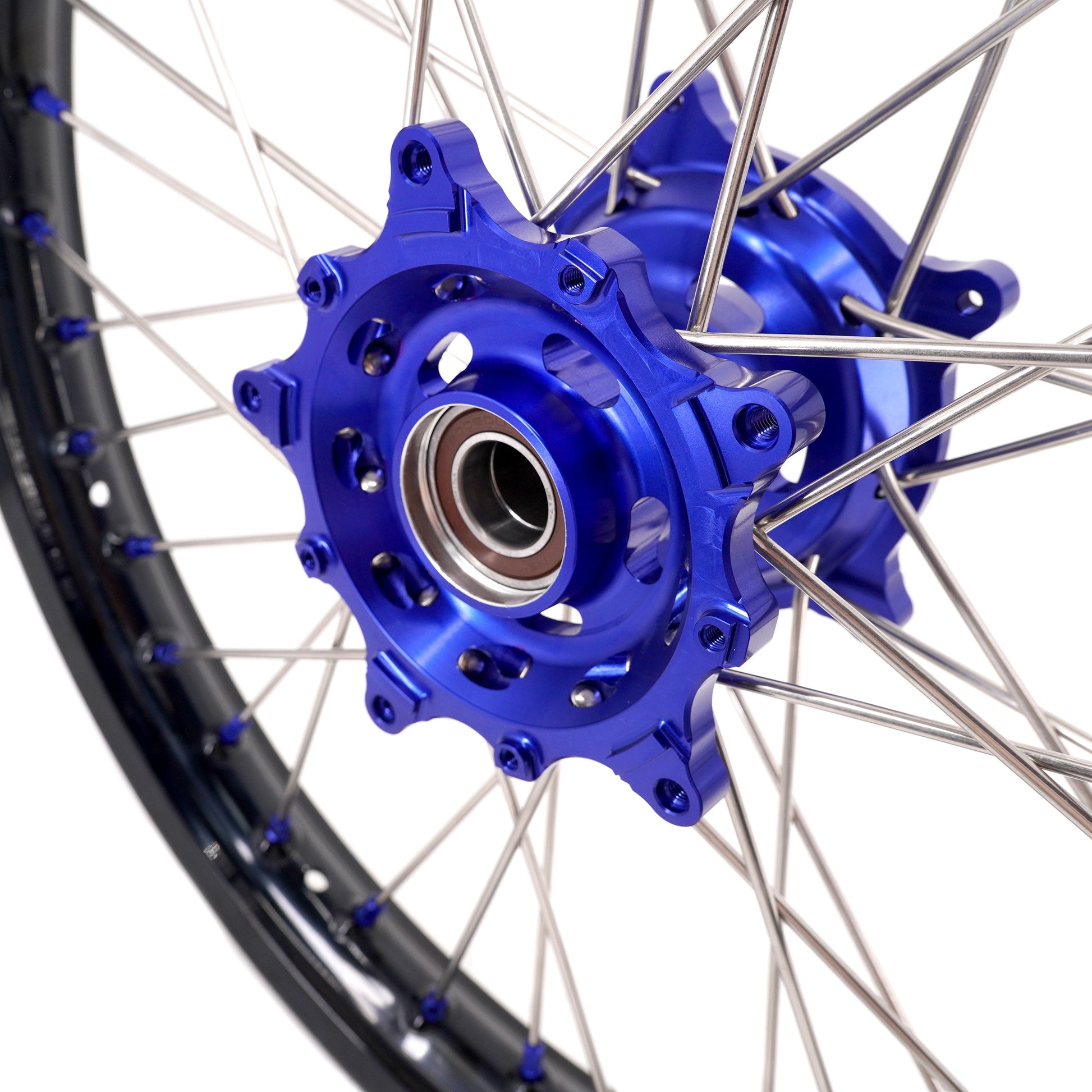 KKE 1.85*21 & 2.5*18 Motorcycle Tubed Spoke Wheels With Takasago EXCEL Rims Fit Yamaha Tenere 700 2019-2025 - Howling Moto