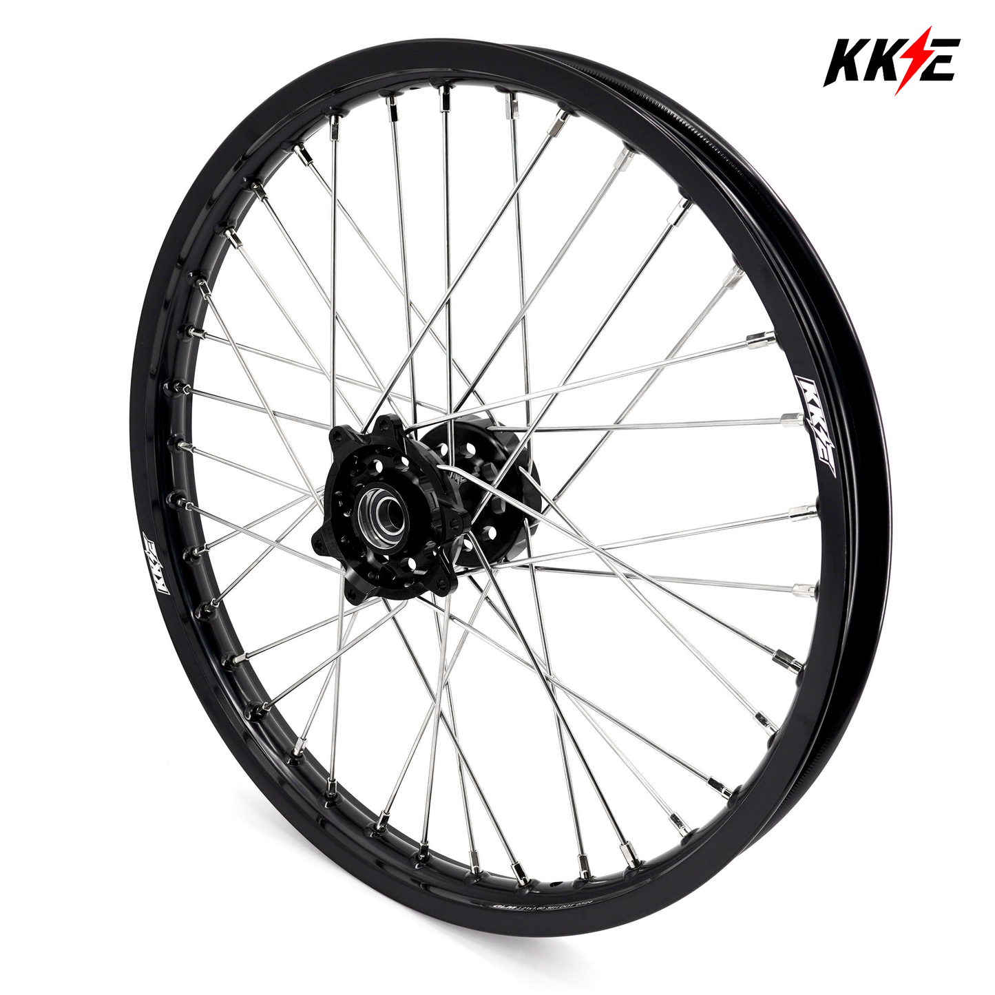 US Stock KKE 1.6*21" E-bike Spoke Wheels Rim Fit For SurRon Ultra Bee 2023-2025 Silver Nipples & Silver Spokes - Howling Moto