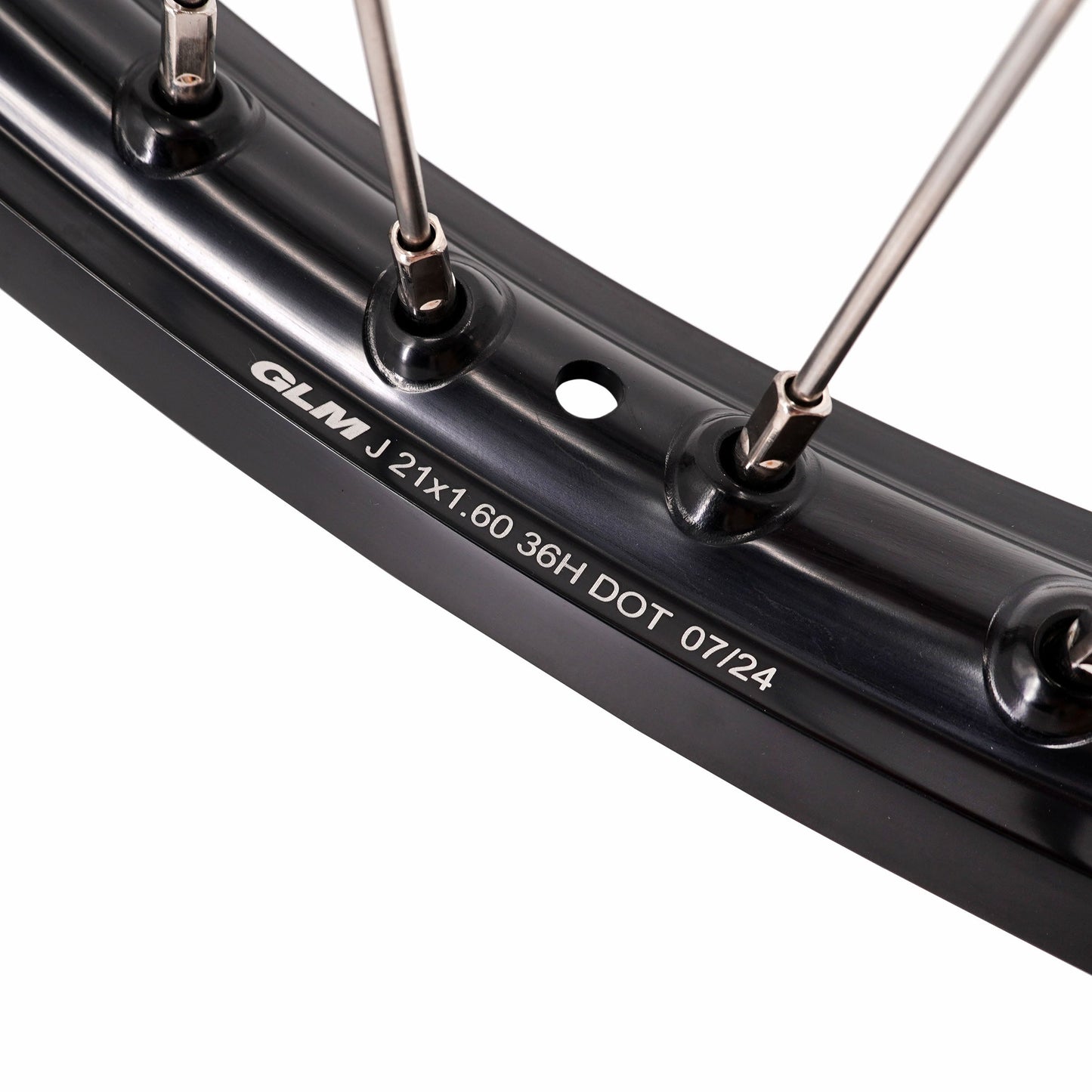 US Stock KKE 1.6*21" E-bike Spoke Wheels Rim Fit For SurRon Ultra Bee 2023-2025 Silver Nipples & Silver Spokes - Howling Moto