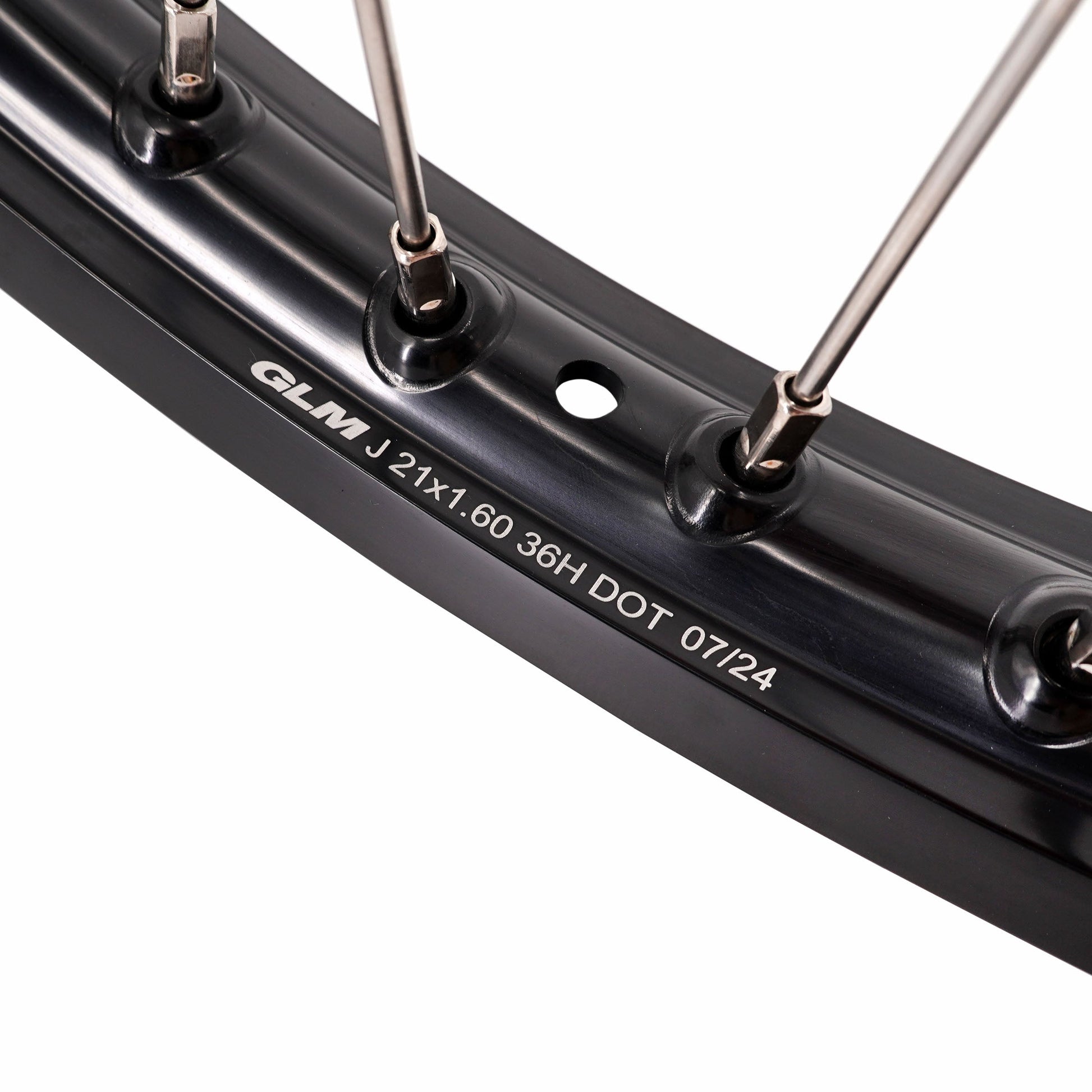 US Stock KKE 1.6*21" E-bike Spoke Wheels Rim Fit For SurRon Ultra Bee 2023-2025 Silver Nipples & Silver Spokes - Howling Moto