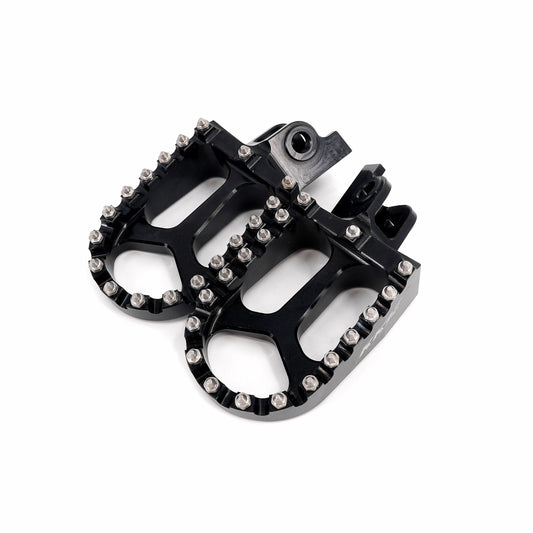 KKE Footpegs Billet Foot Rest For Rawrr Mantis, Mantis X, Red and Black (Collective) - Howling Moto