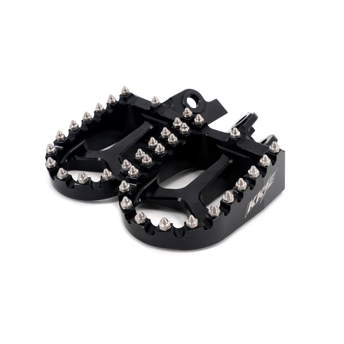 KKE Footpegs Billet Foot Rest For Rawrr Mantis, Mantis X, Red and Black (Collective) - Howling Moto