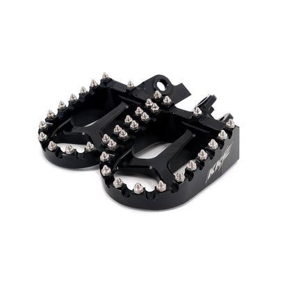 KKE Footpegs Billet Foot Rest For Rawrr Mantis, Mantis X, Red and Black (Collective) - Howling Moto
