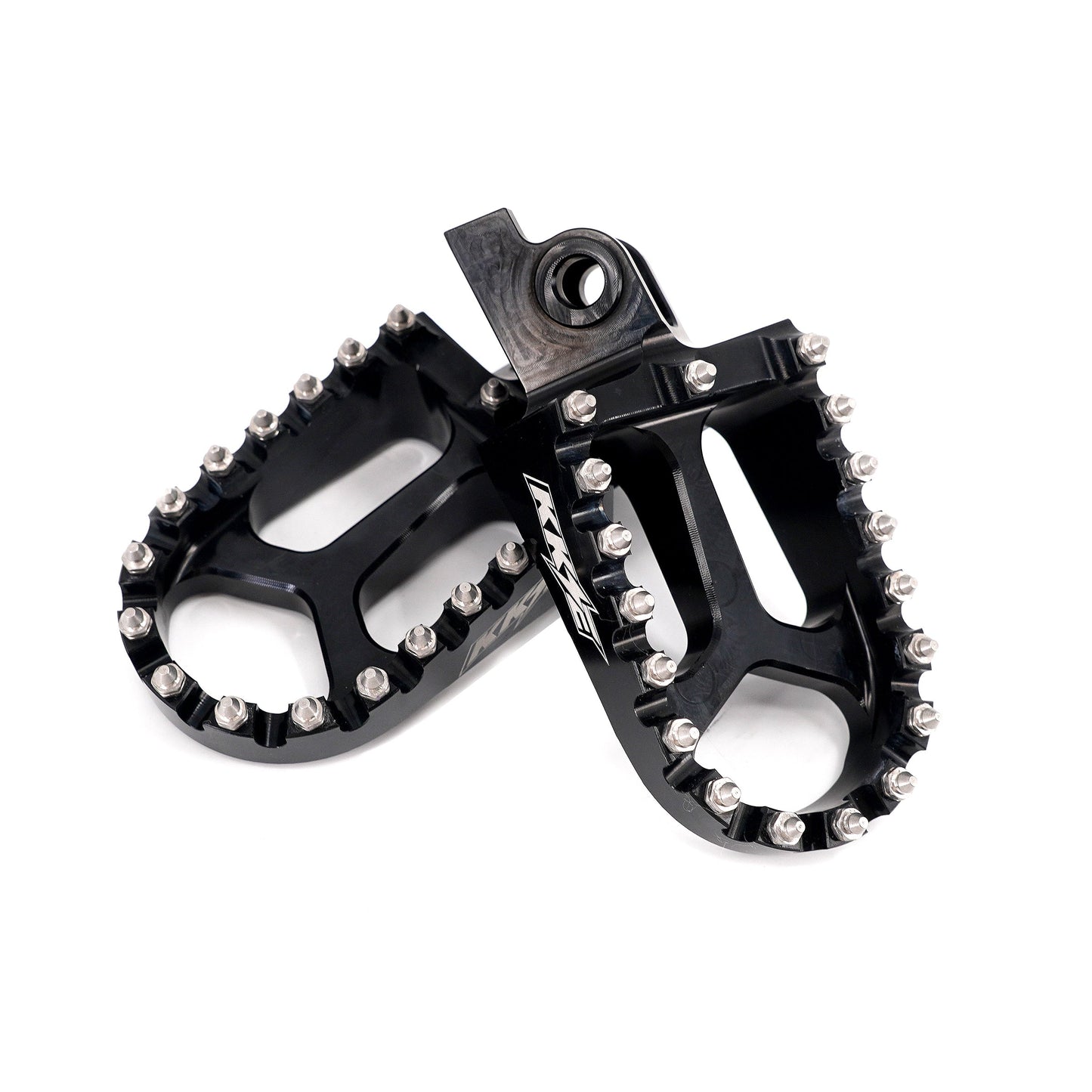 KKE Footpegs Billet Foot Rest For Rawrr Mantis, Mantis X, Red and Black (Collective) - Howling Moto