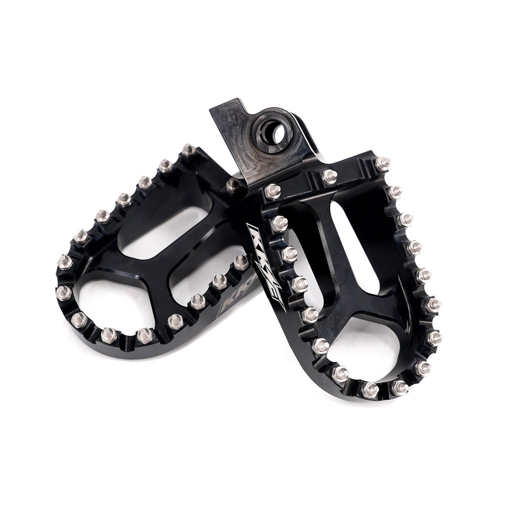KKE Footpegs Billet Foot Rest For Rawrr Mantis, Mantis X, Red and Black (Collective) - Howling Moto