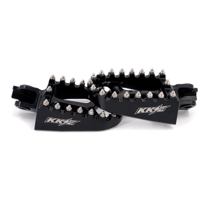 KKE Footpegs Billet Foot Rest For Rawrr Mantis, Mantis X, Red and Black (Collective) - Howling Moto