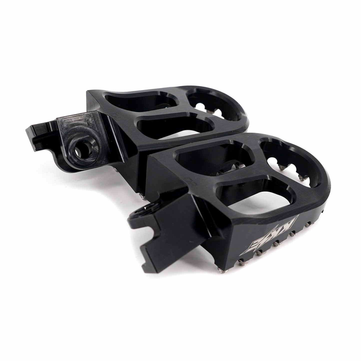 KKE Footpegs Billet Foot Rest For Rawrr Mantis, Mantis X, Red and Black (Collective) - Howling Moto