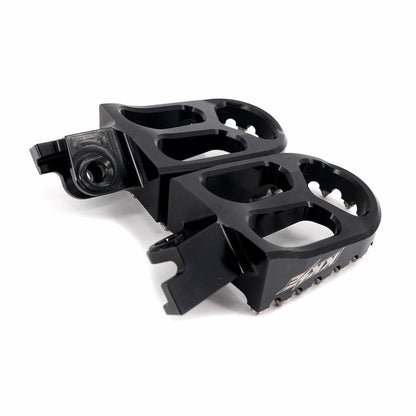KKE Footpegs Billet Foot Rest For Rawrr Mantis, Mantis X, Red and Black (Collective) - Howling Moto