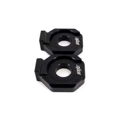 KKE Axle Chain Adjuster Blocks Fit Rawrr Mantis, Mantis X Black and Red (Collective) - Howling Moto