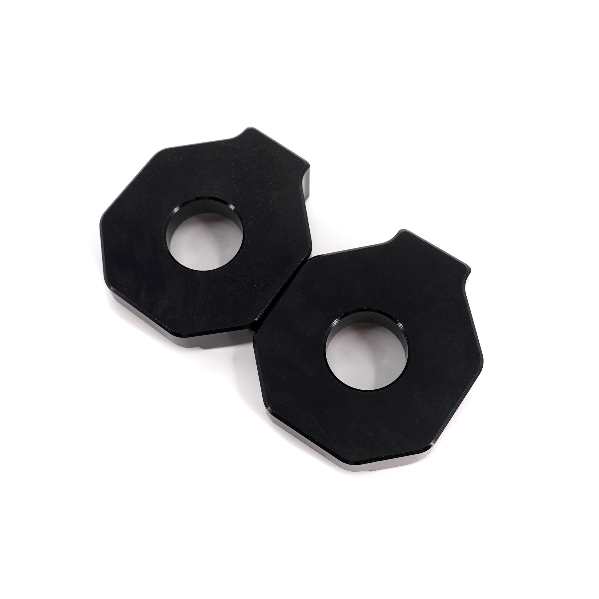 KKE Axle Chain Adjuster Blocks Fit Rawrr Mantis, Mantis X Black and Red (Collective) - Howling Moto