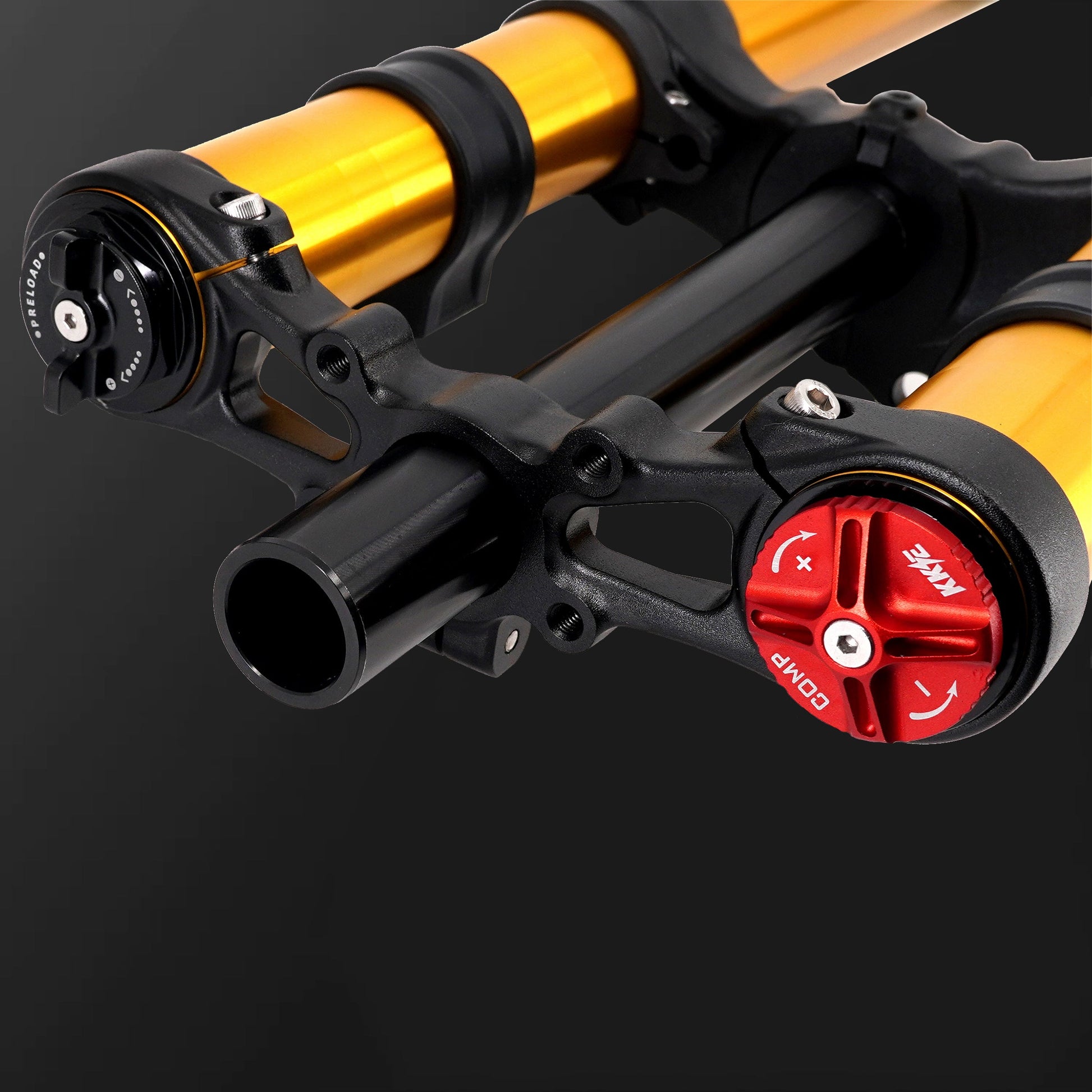 KKE 35MM Upgraded 5.5 Version Front Suspension Fork Fit Surron Light Bee, E-Ride Pro-SS, Talaria Sting MX3/MX4/R (Collective) - Howling Moto