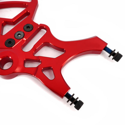 KKE Aluminum Rear Brake Disc Guard Fit Rawrr Mantis, Mantis X Red and Black (Collective) - Howling Moto