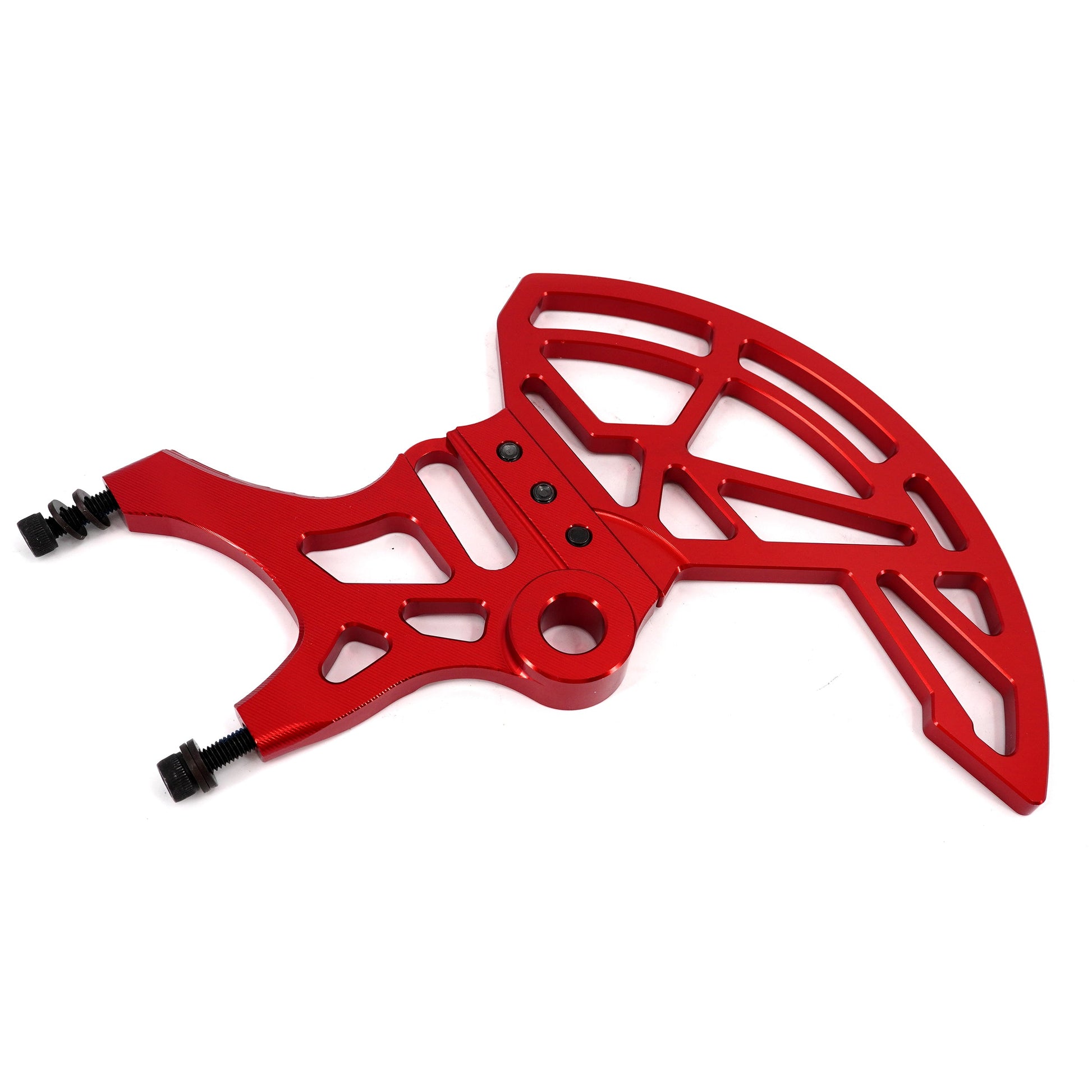 KKE Aluminum Rear Brake Disc Guard Fit Rawrr Mantis, Mantis X Red and Black (Collective) - Howling Moto