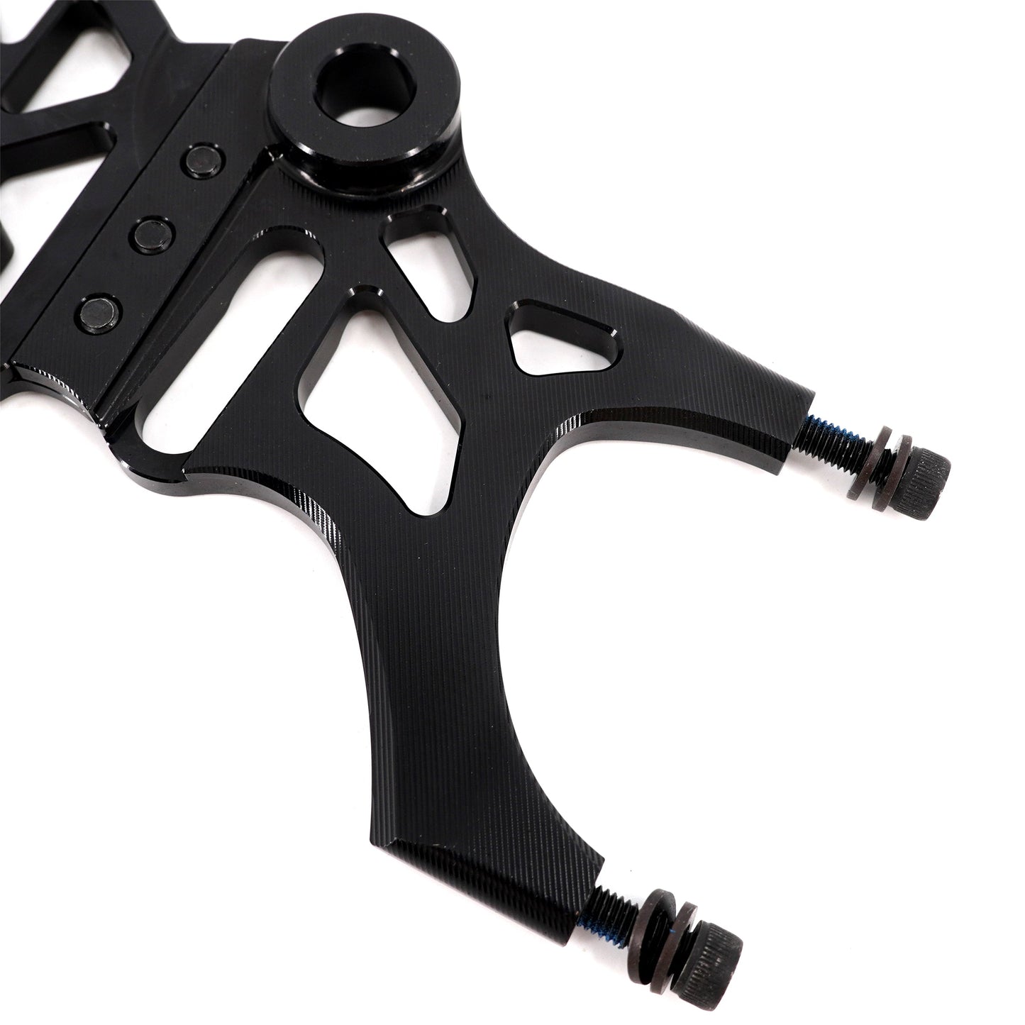 KKE Aluminum Rear Brake Disc Guard Fit Rawrr Mantis, Mantis X Red and Black (Collective) - Howling Moto