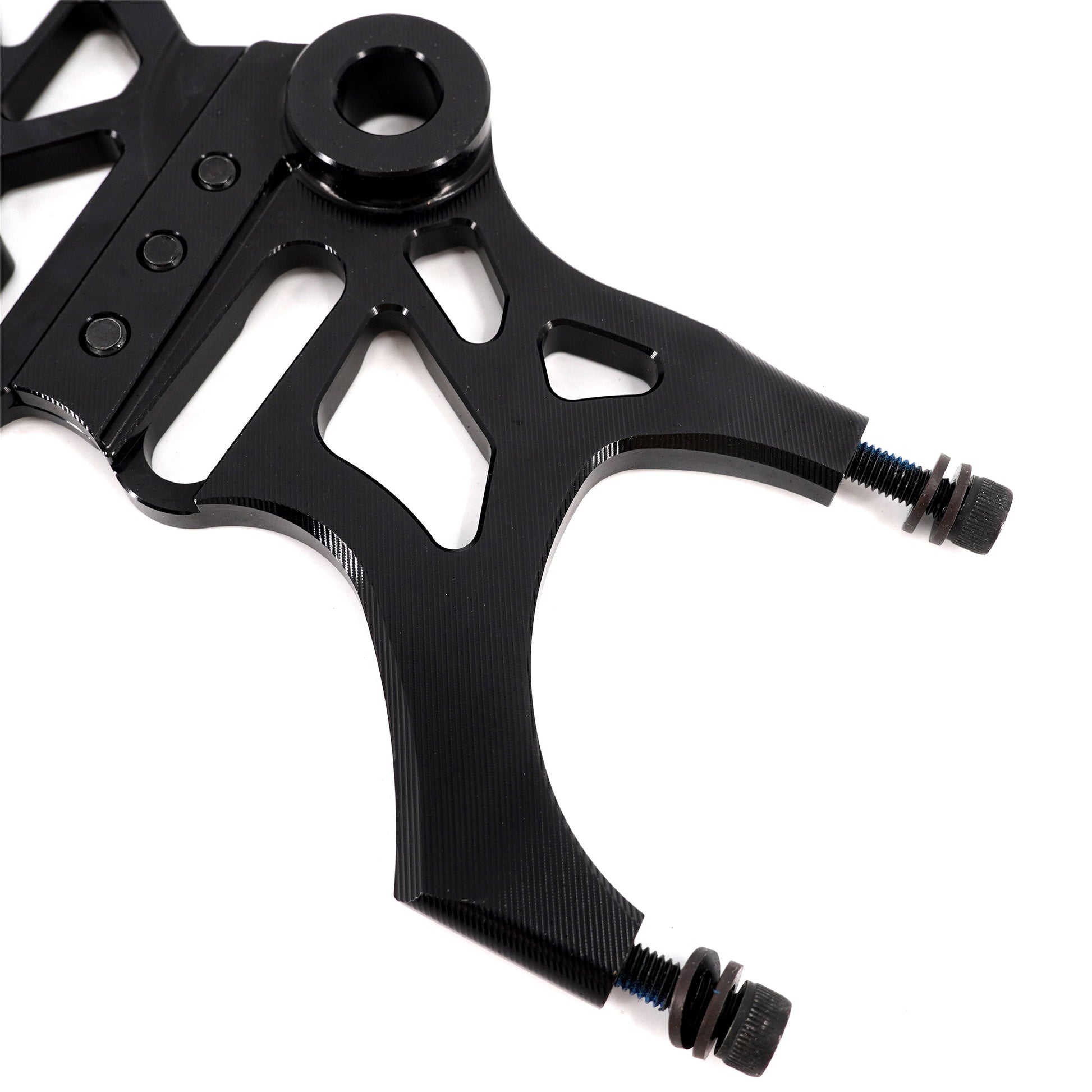 KKE Aluminum Rear Brake Disc Guard Fit Rawrr Mantis, Mantis X Red and Black (Collective) - Howling Moto