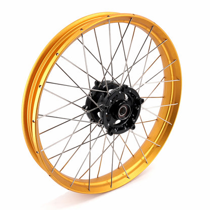 VMX-Racing 21" 18" Tubeless Wheels Fit Yamaha Tenere 700 2019-2025 Gold Rims - Howling Moto