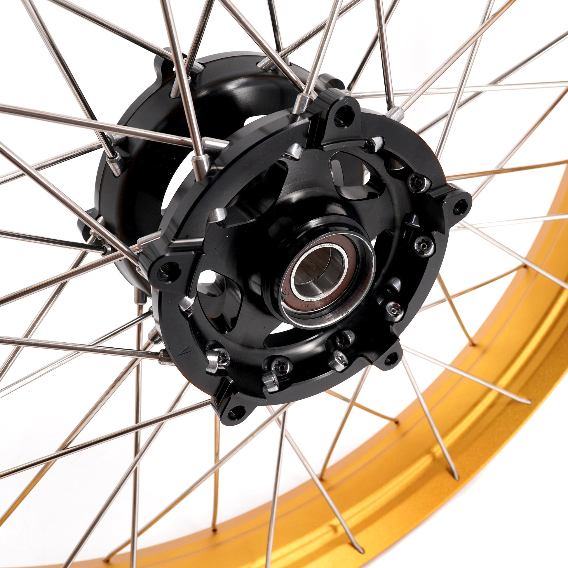 VMX-Racing 21" 18" Tubeless Wheels Fit Yamaha Tenere 700 2019-2025 Gold Rims - Howling Moto