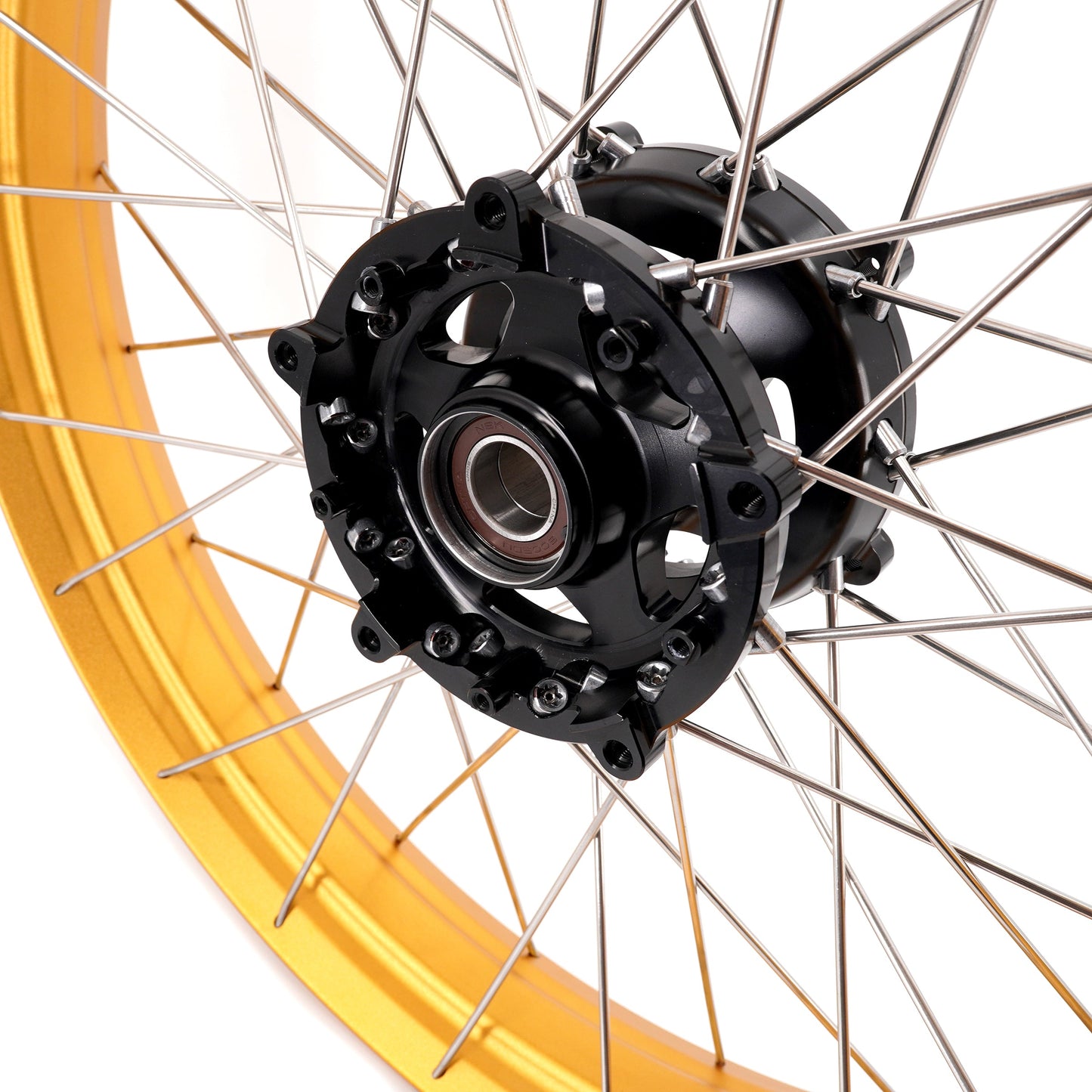 VMX-Racing 21" 18" Tubeless Wheels Fit Yamaha Tenere 700 2019-2025 Gold Rims - Howling Moto