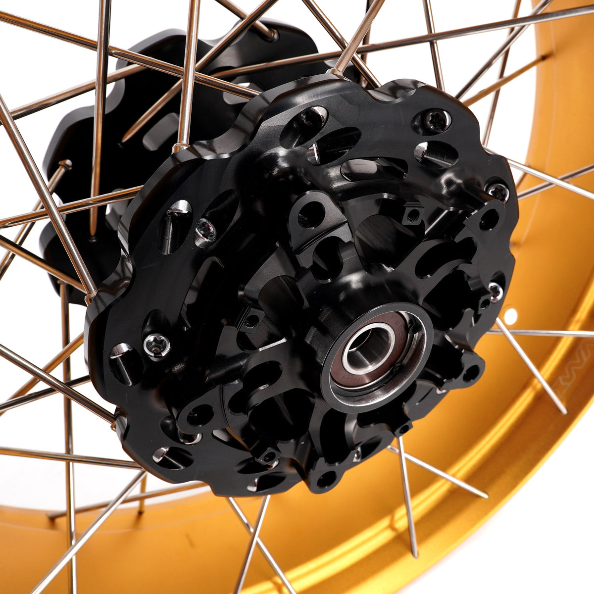 VMX-Racing 21" 18" Tubeless Wheels Fit Yamaha Tenere 700 2019-2026 Gold Rim