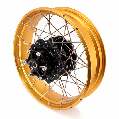 VMX-Racing 21" 18" Tubeless Wheels Fit Yamaha Tenere 700 2019-2026 Gold Rim
