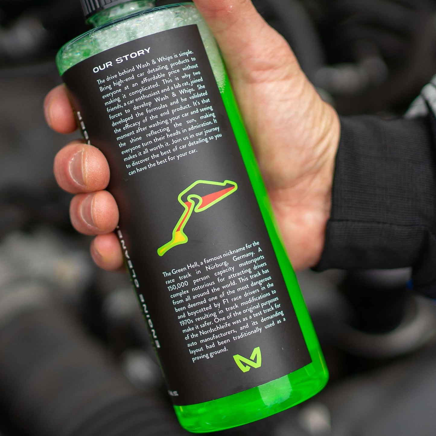WASH&WHIPS Green Hell Engine Cleaner & Degreaser - Howling Moto