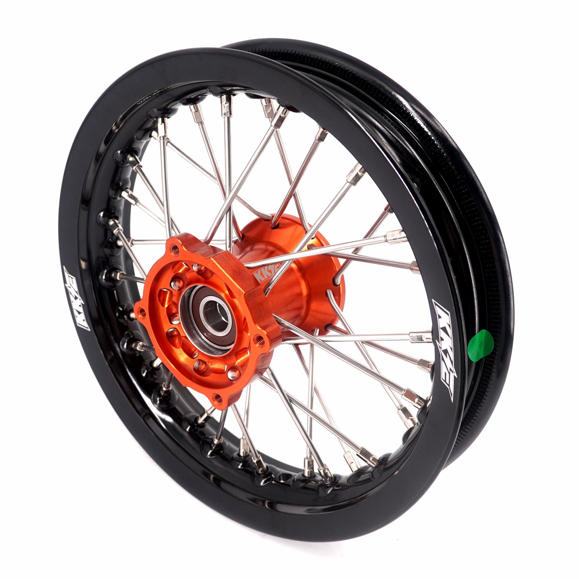 KKE 10/10 Small Kid's Wheels For KTM SX50 2014-2023 Mini Dirtbikes Orange Hub - Howling Moto
