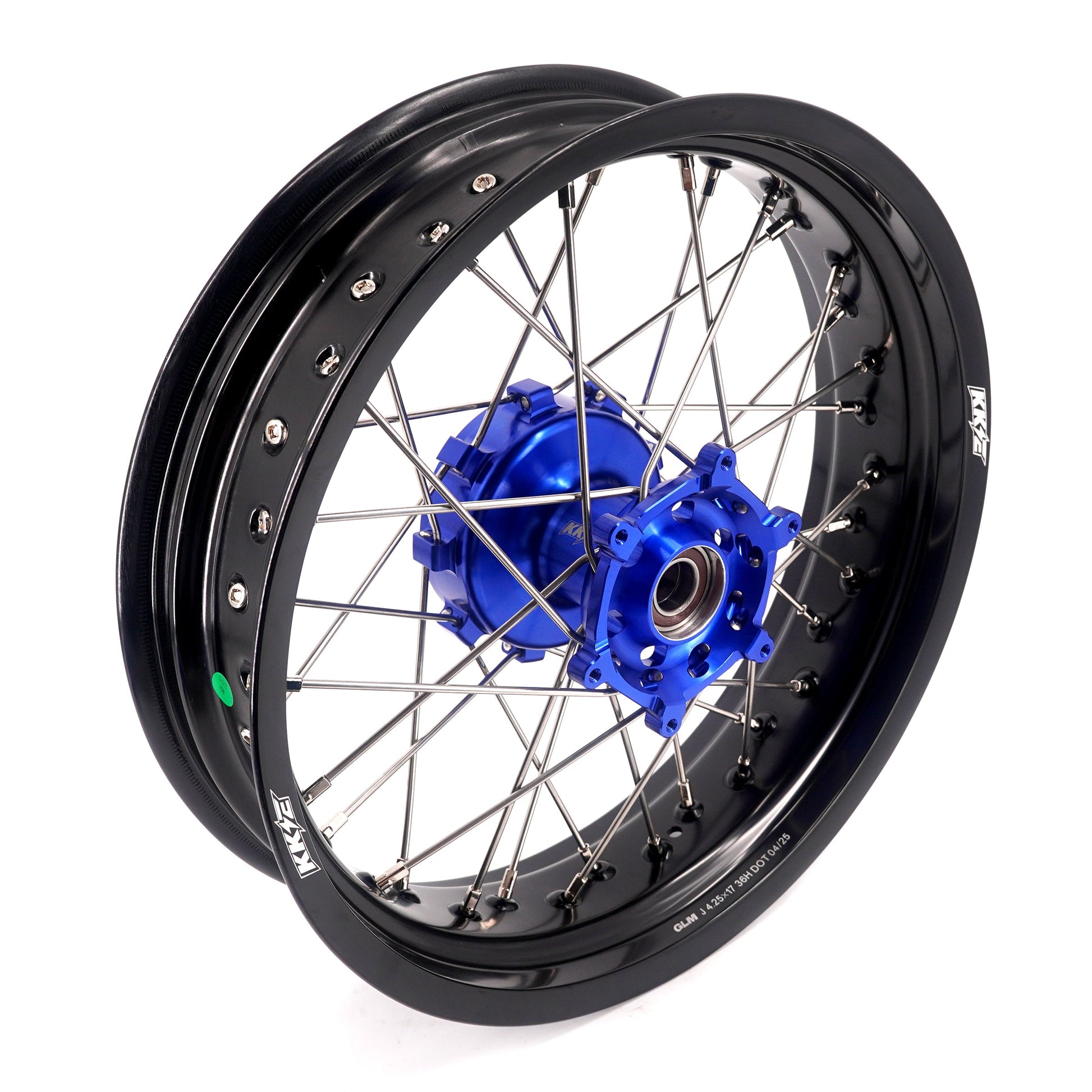 KKE 3.5/4.25*17inch CUSH Drive Supermoto Wheels for YAMAHA YZ125/250 YZ250F/450F WR250F/450F YZ250X 2016-2025 - Howling Moto