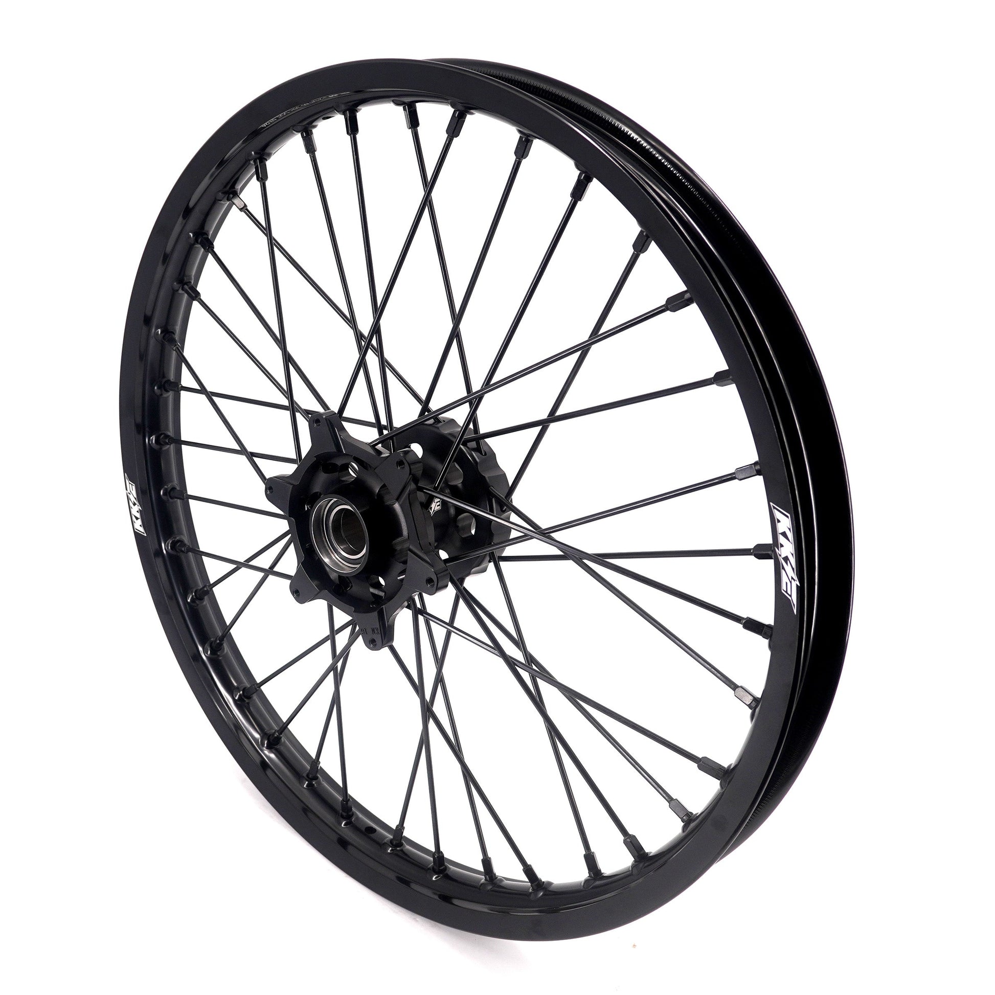 KKE Enduro 1.6*21" & 2.15*18" CNC Hub Electric Dirtbike Alloy Wheels Rims Fit STARK VARG All Black - Howling Moto