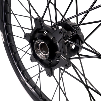 KKE Enduro 1.6*21" & 2.15*18" CNC Hub Electric Dirtbike Alloy Wheels Rims Fit STARK VARG All Black - Howling Moto
