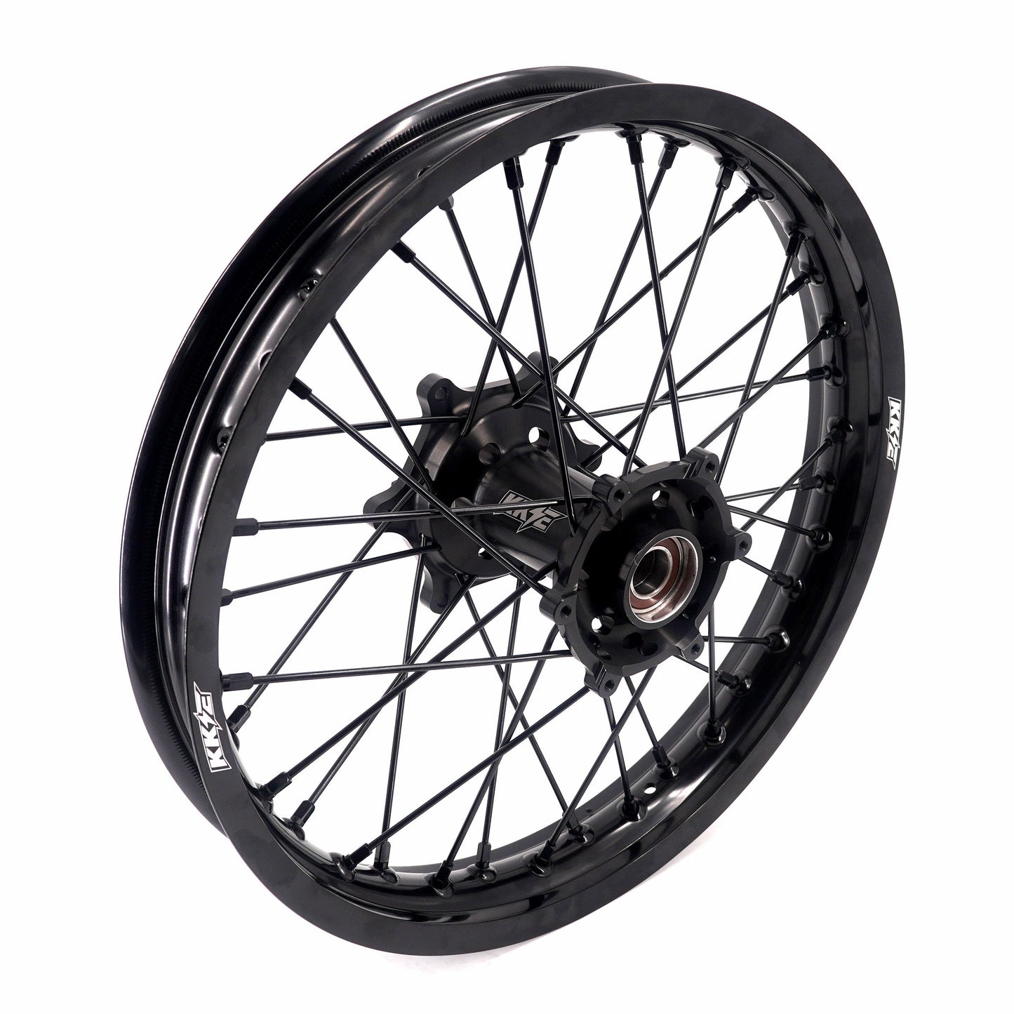 KKE Enduro 1.6*21" & 2.15*18" CNC Hub Electric Dirtbike Alloy Wheels Rims Fit STARK VARG All Black - Howling Moto