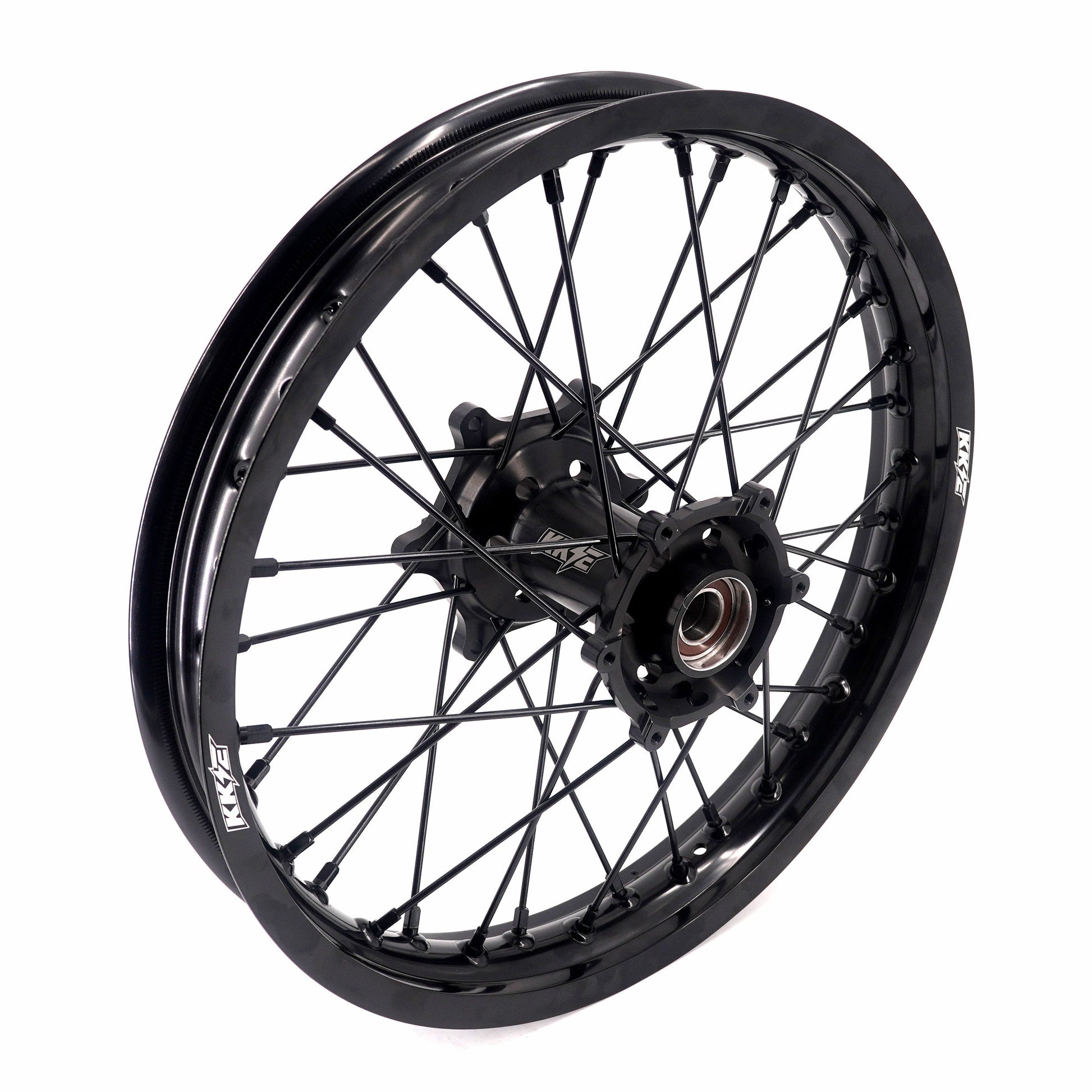KKE Enduro 1.6*21" & 2.15*18" CNC Hub Electric Dirtbike Alloy Wheels Rims Fit STARK VARG All Black - Howling Moto