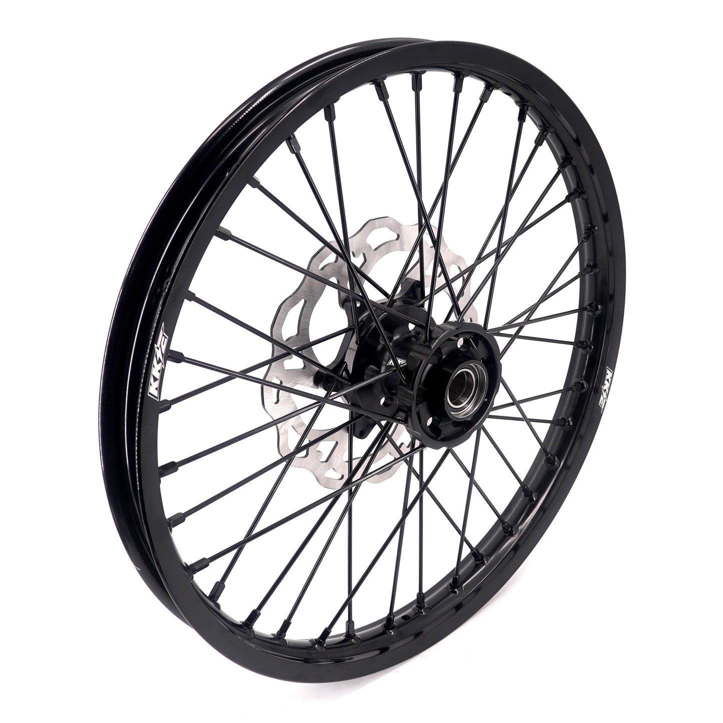 KKE Enduro 1.6*21" & 2.15*18" CNC Hub Electric Dirtbike Alloy Wheels Rims Fit STARK VARG All Black - Howling Moto