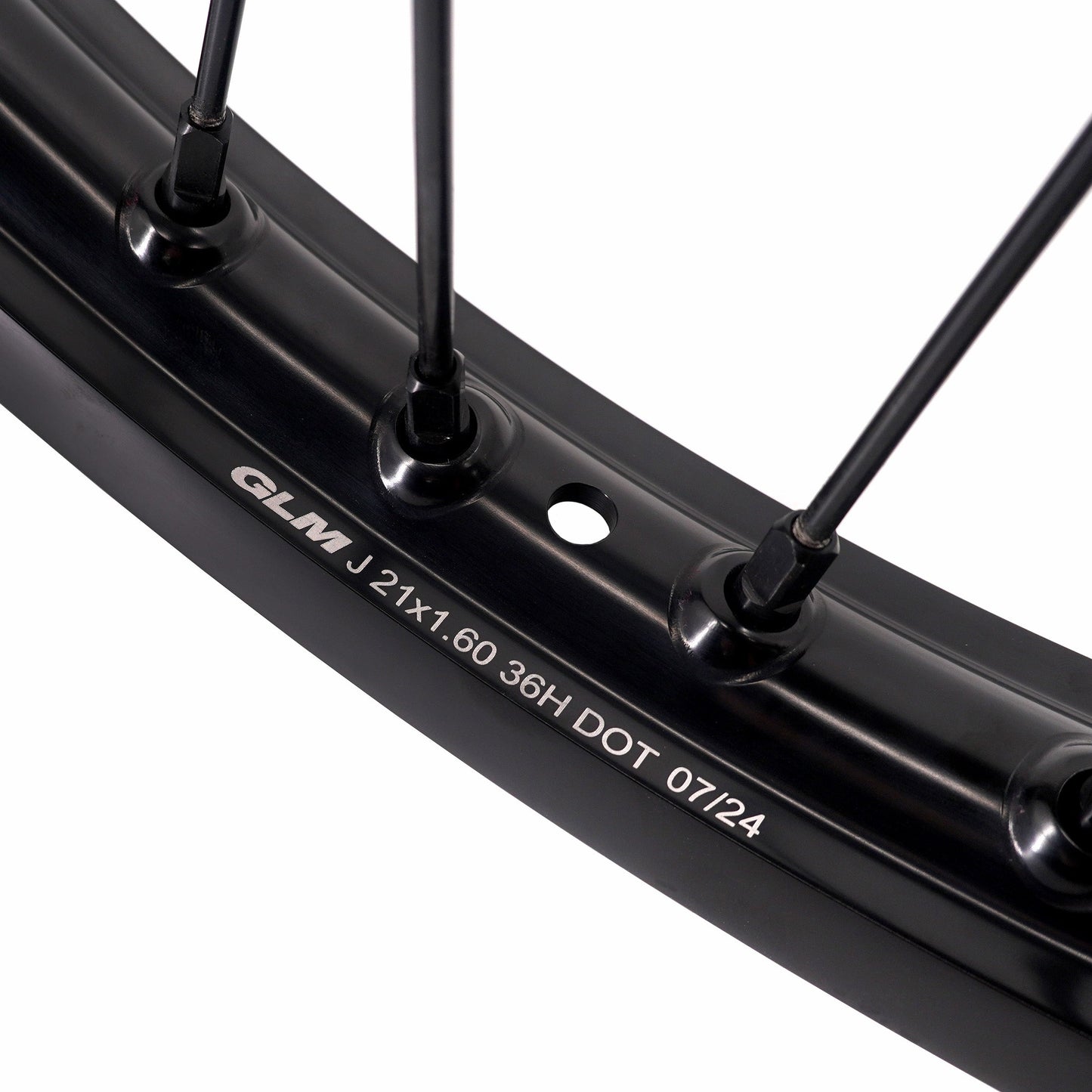 KKE Enduro 1.6*21" & 2.15*18" CNC Hub Electric Dirtbike Alloy Wheels Rims Fit STARK VARG All Black - Howling Moto