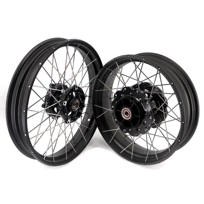 VMX-Racing 2.5*19" 4.25*17'' Tubeless Wheels Fit Yamaha Tenere 700 2019-2025 Spoke Rims - Howling Moto