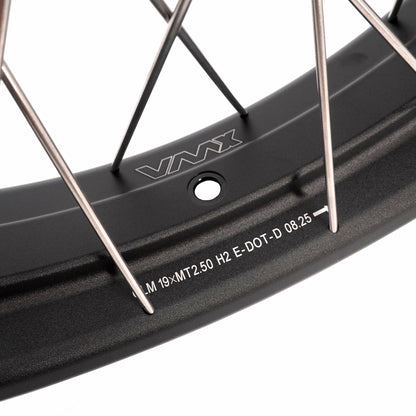 VMX-Racing 2.5*19" 4.25*17'' Tubeless Wheels Fit Yamaha Tenere 700 2019-2025 Spoke Rims - Howling Moto