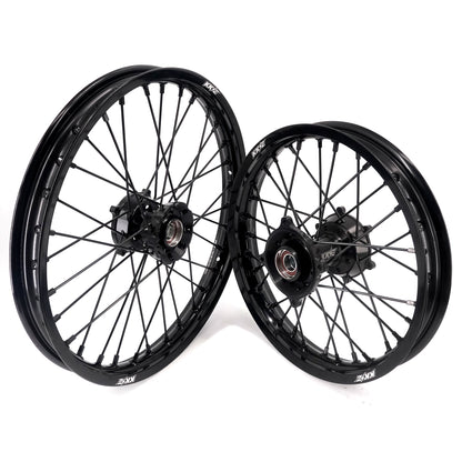 KKE 19/16 Factory Size Kids Big Wheels Rims Fit KTM SX 85 2021-2024 All Black - Howling Moto
