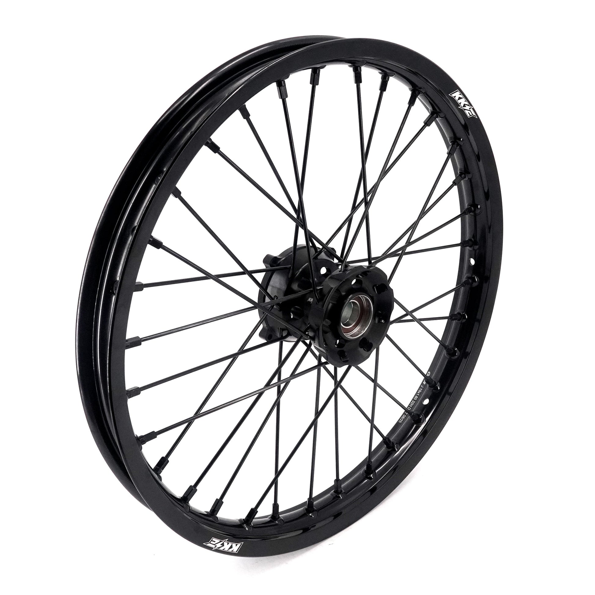 KKE 19/16 Factory Size Kids Big Wheels Rims Fit KTM SX 85 2021-2024 All Black - Howling Moto