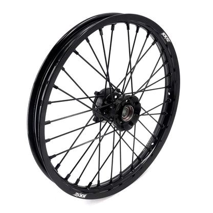 KKE 19/16 Factory Size Kids Big Wheels Rims Fit KTM SX 85 2021-2024 All Black - Howling Moto