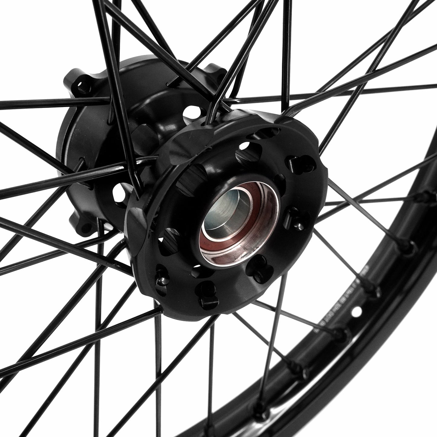 KKE 19/16 Factory Size Kids Big Wheels Rims Fit KTM SX 85 2021-2024 All Black - Howling Moto