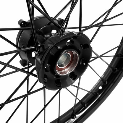 KKE 19/16 Factory Size Kids Big Wheels Rims Fit KTM SX 85 2021-2024 All Black - Howling Moto