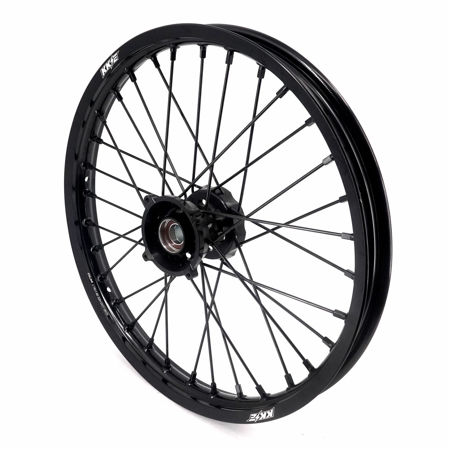 KKE 19/16 Factory Size Kids Big Wheels Rims Fit KTM SX 85 2021-2024 All Black - Howling Moto