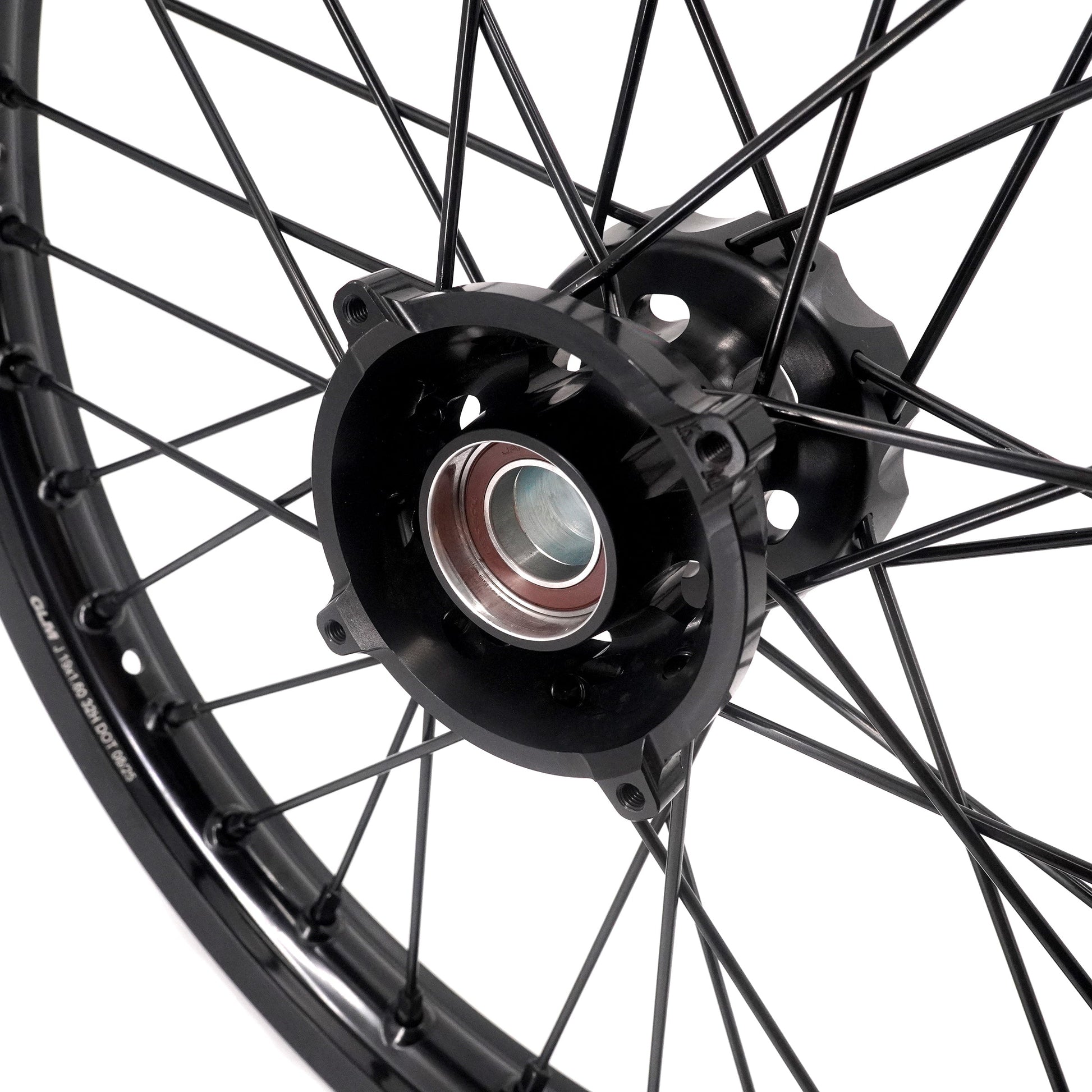 KKE 19/16 Factory Size Kids Big Wheels Rims Fit KTM SX 85 2021-2024 All Black - Howling Moto