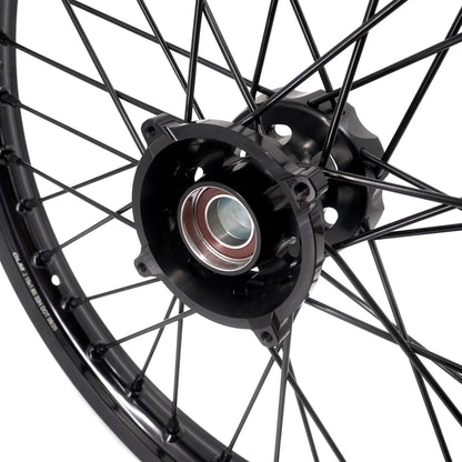 KKE 19/16 Factory Size Kids Big Wheels Rims Fit KTM SX 85 2021-2024 All Black - Howling Moto