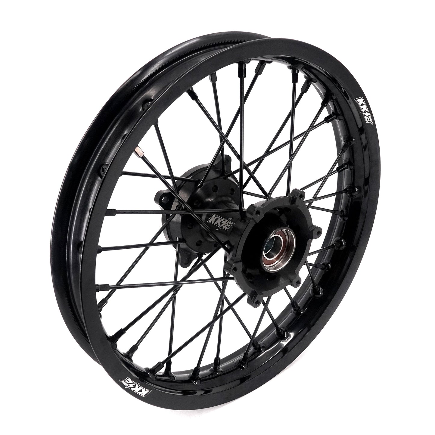 KKE 19/16 Factory Size Kids Big Wheels Rims Fit KTM SX 85 2021-2024 All Black - Howling Moto
